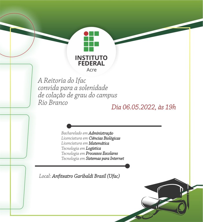 Colação de Grau - Campus Rio Branco