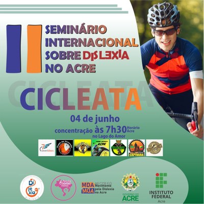 Cicleata pela conscientização sobre dislexia e TDAH