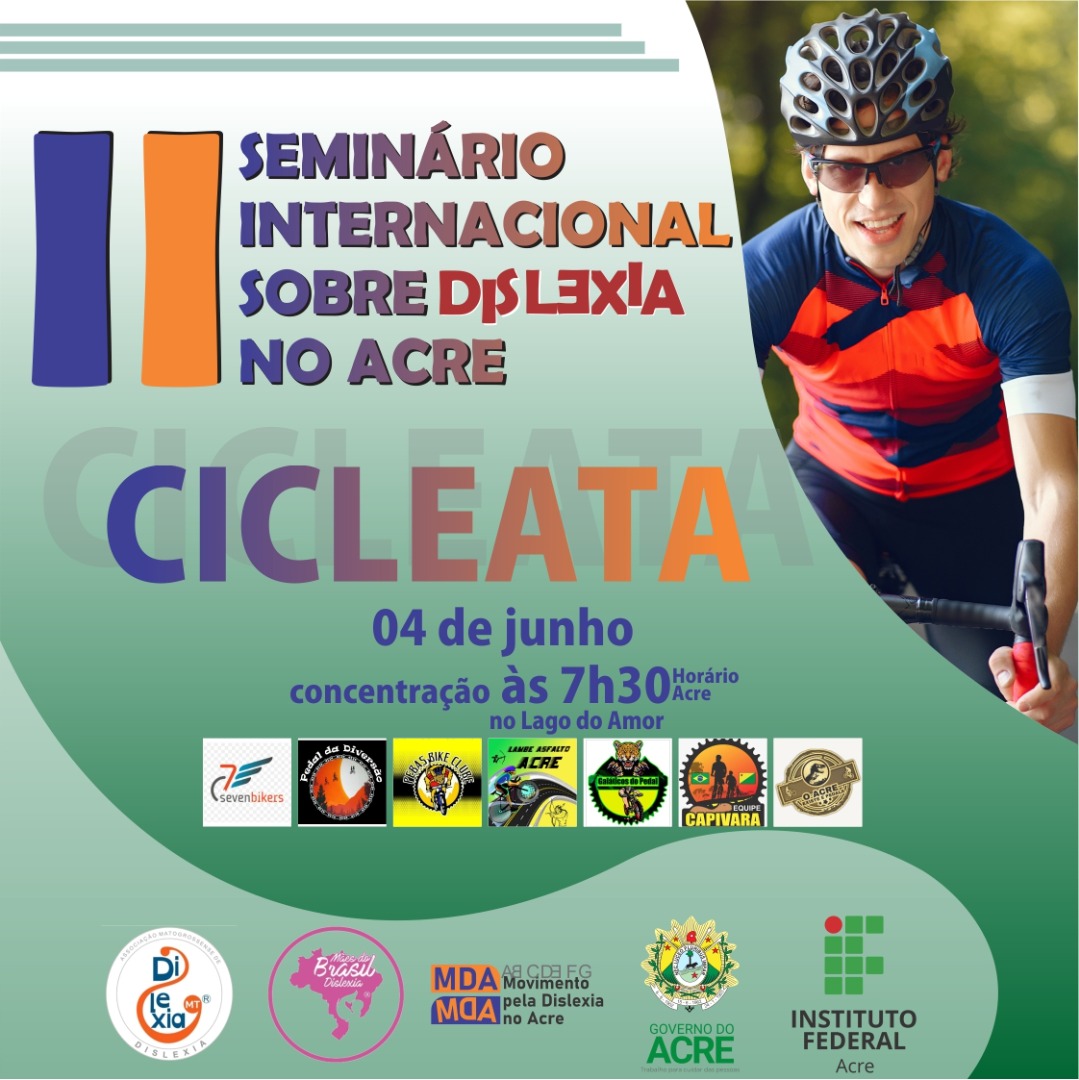 Cicleata pela conscientização sobre dislexia e TDAH