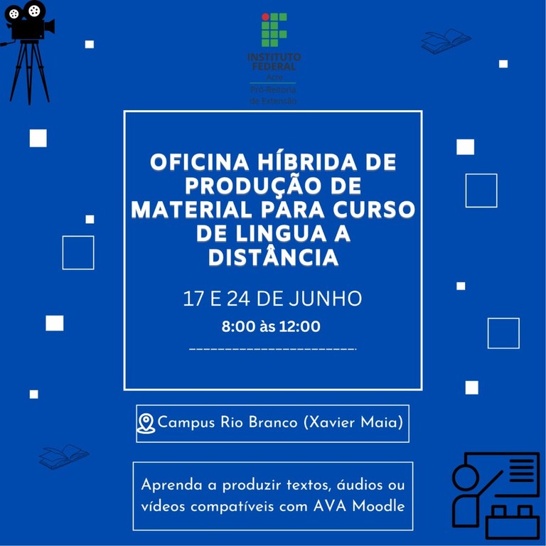 Oficina de Produção de Vídeo - AVA Moodle