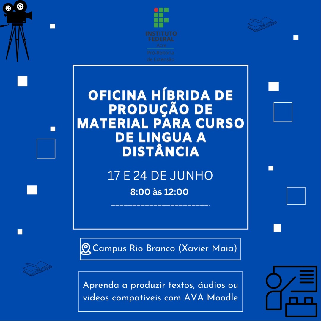 Oficina de Produção de Vídeo - AVA Moodle