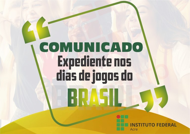 Comunicado sobre o funcionamento da UFMA durante os jogos do Brasil na Copa  do Mundo 2022 — Universidade Federal do Maranhão