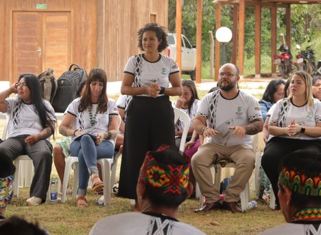 Coordenadora do curso professora Meyrecler Aglair de Oliveira Padilha